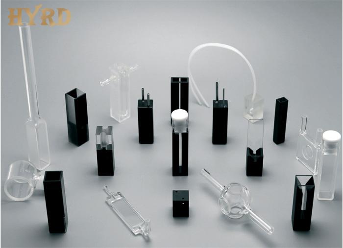Self Masking Continuous Flow Through Cell Flow Cuvette Glass Cuvettes