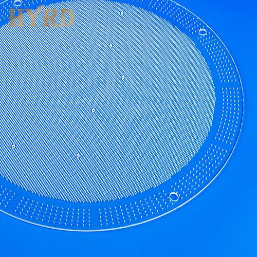 Perforated Quartz Glass Discs