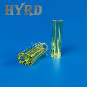 Double Bore Laser Flow Tubes for Nd:YAG Pump Chamber| 10% Samarium Doped Glass