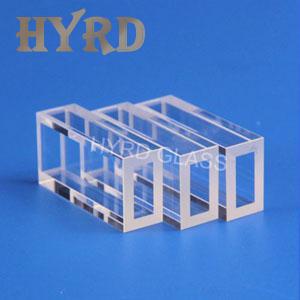 High Temperature Resistance Fused Silica Jgs1 Quartz Cuvettes