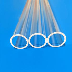Highly Transparent Quartz Glass Tubes of Various Sizes