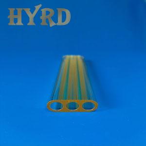 Samarium Doped Glass Flow Tubes