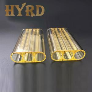 Samarium Doped Glass Triple Bore Flow Tubes for Aesthetic Laser