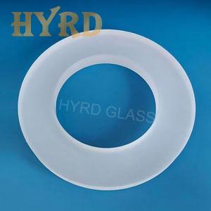 Semiconductor Opaque Quartz Flange and Ring